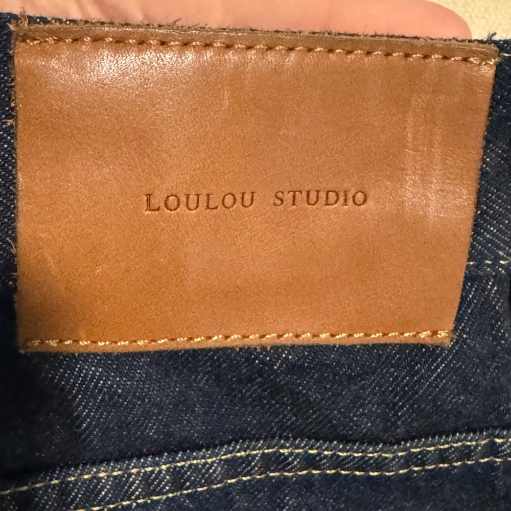 LOULOU STUDIO Samur 100% Organic Cotton Made in Italy Jeans Size 30 VGUC - Picture 13 of 13